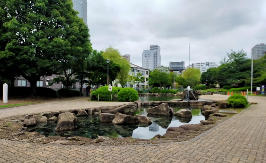 シティフロントタワー 公園