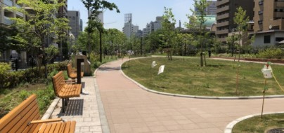 クリオ築地川公園 公園
