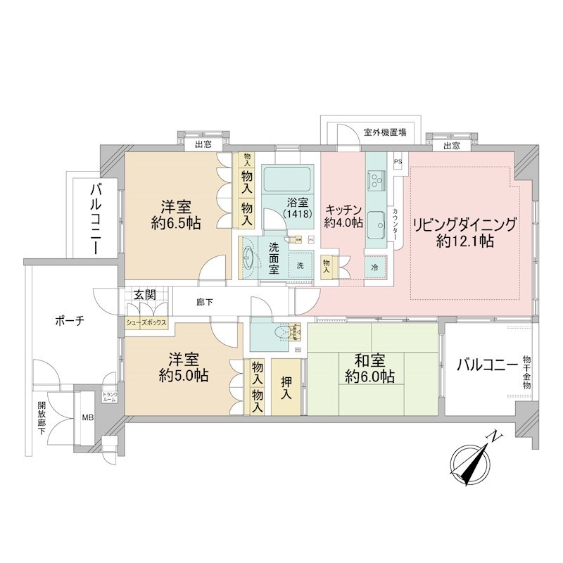アイ・キャナルメイツ豊洲 間取図・土地図