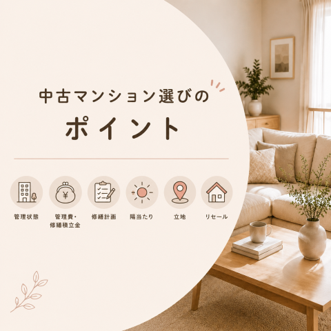 自由が丘の不動産会社「リッツホーム」｜中古マンション選びでチェックしたいポイント🌼